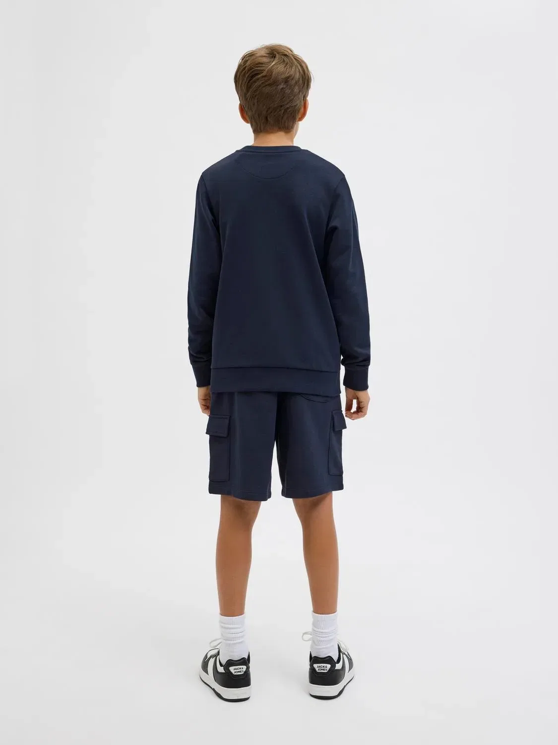 Спортивные шорты карго JACK & JONES Junior, navy blazer — фото 3