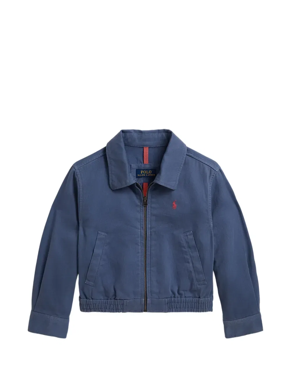 Бомбер с вышитым логотипом Polo Ralph Lauren Kids, синий
