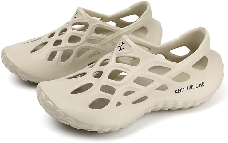 

Мужские сабо, садовая обувь, сандалии, водные пляжные туфли, повседневные тапочки, легкие, дышащие и прохладные тапочки, удобные и модные, подходят для ежедневной носки Miluoluo, хаки