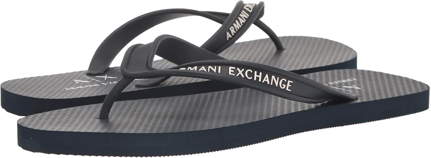 

Мужские вьетнамки Armani Exchange Goa, темно-синий