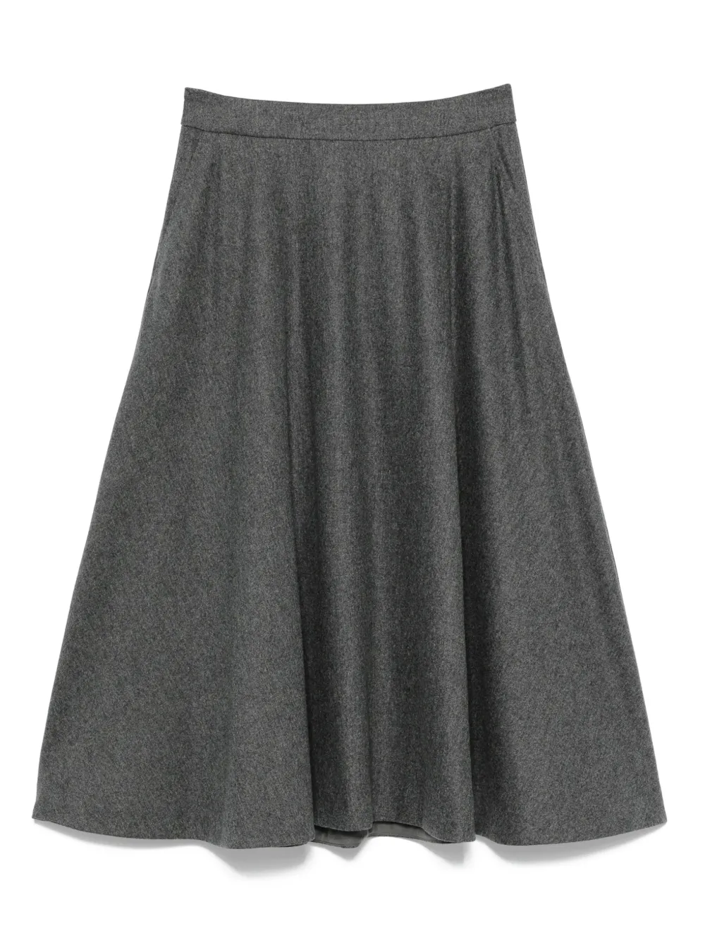 

Расклешенная юбка миди MAX MARA, серый
