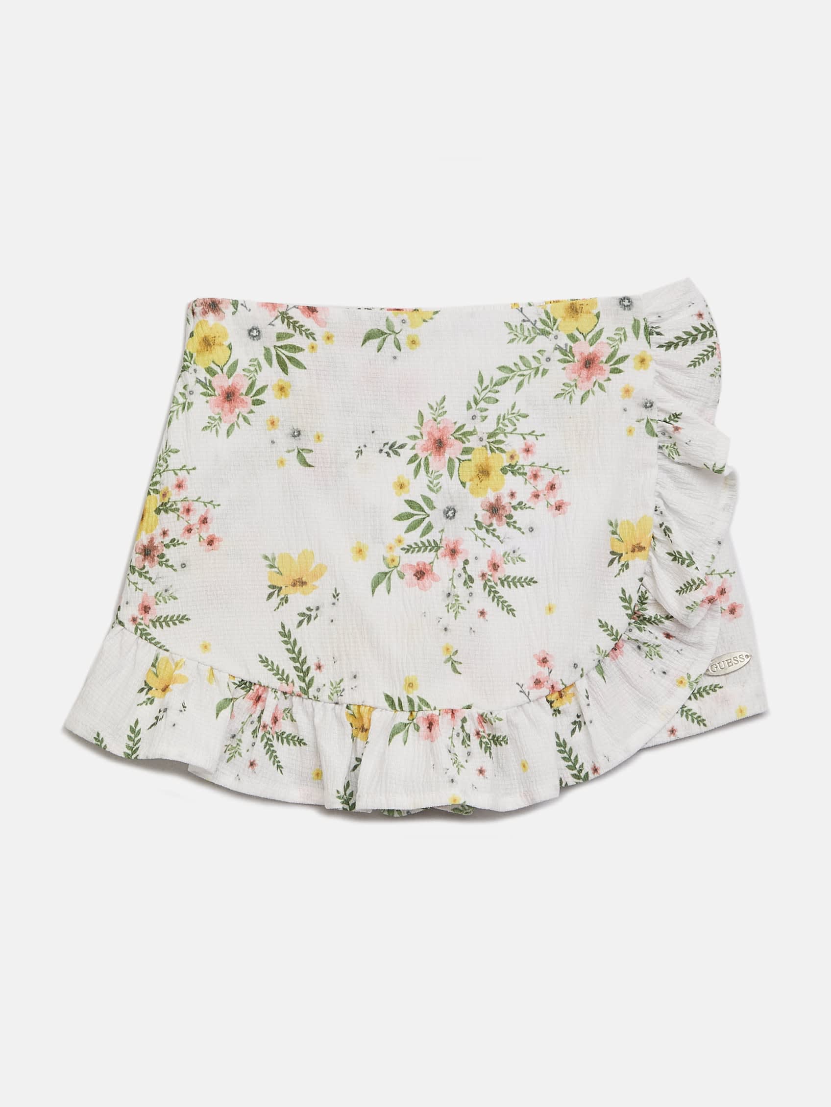 

Фламинго Флорал Шорты-юбка Guess Factory, белый