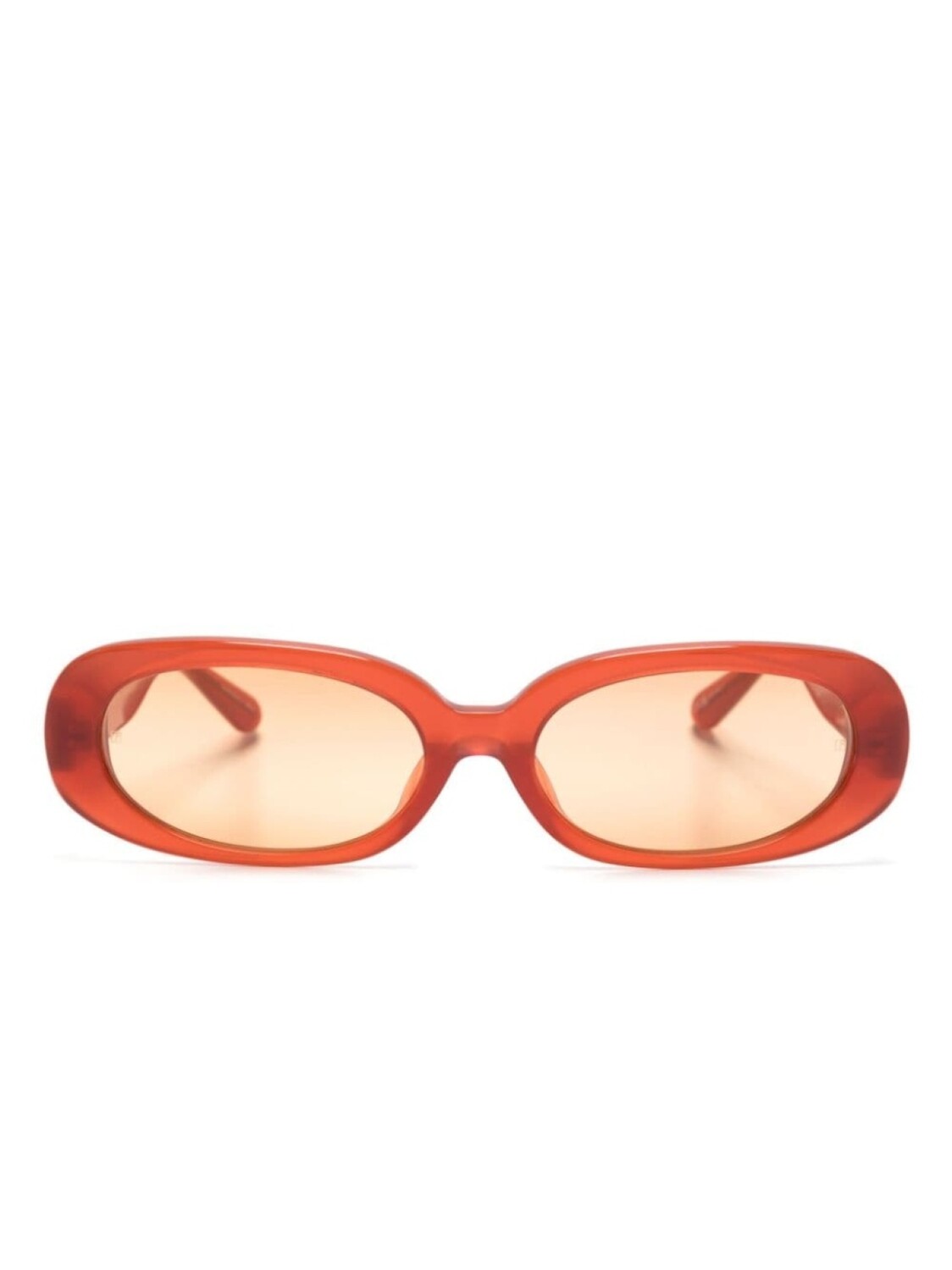 

Linda Farrow Cara oval-frame tinted sunglasses, оранжевый