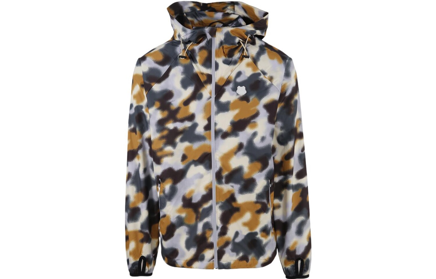 

Легкая куртка с размытым камуфляжным принтом Kenzo, цвет Multicolor