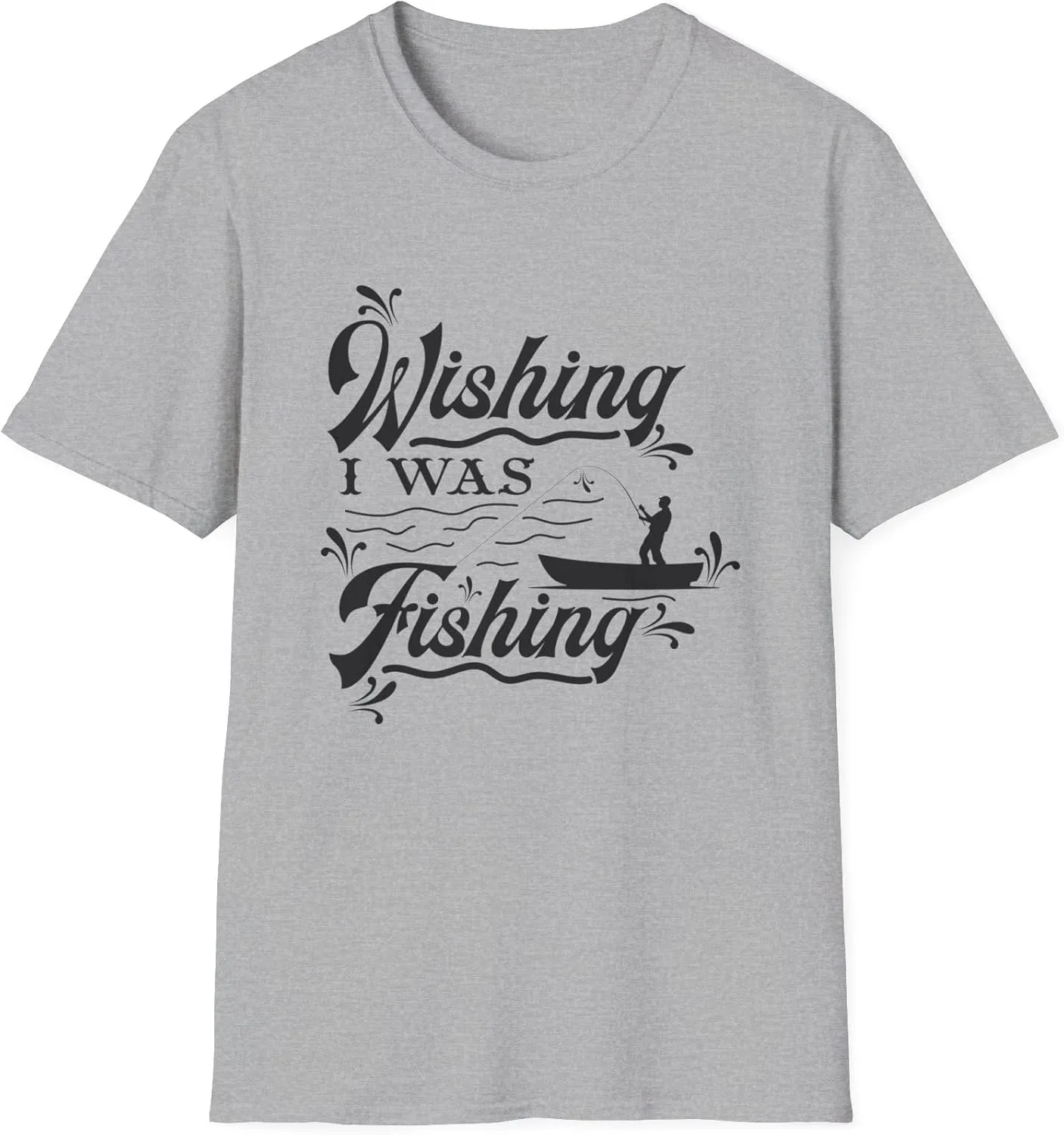 Футболка Fishing Wishing I was Fishing