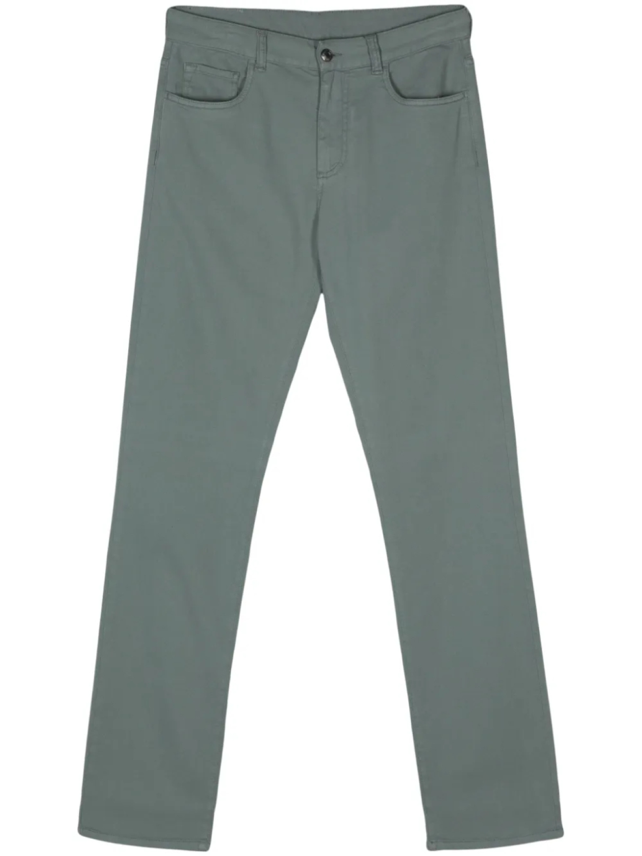 

Canali брюки с нашивкой-логотипом, зеленый