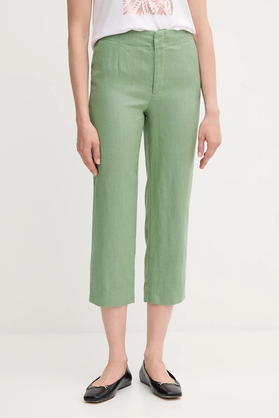 

Льняные брюки Pedro Del Hierro, зеленый