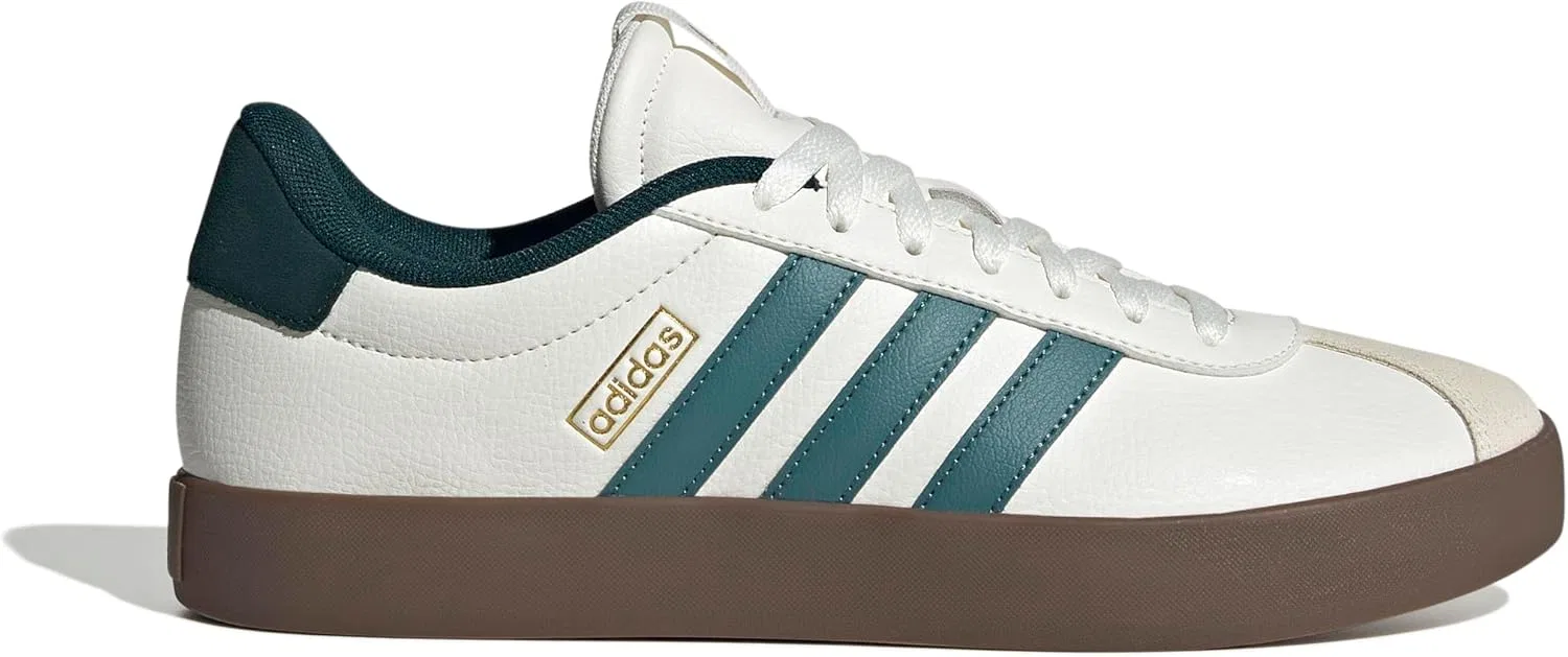 Мужские кроссовки Adidas Vl Court 3.0, Core White Preloved Teal Aurora Ivy — фото 2