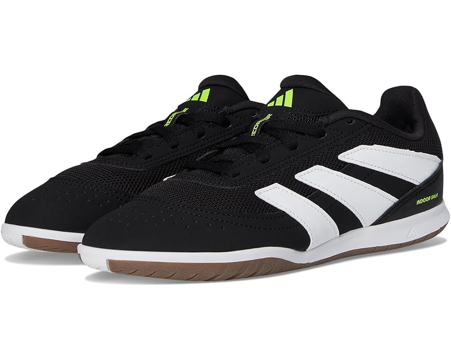 

Кроссовки adidas Kids Club Predator Indoor Cleats, цвет Black/White/Lucid Lemon