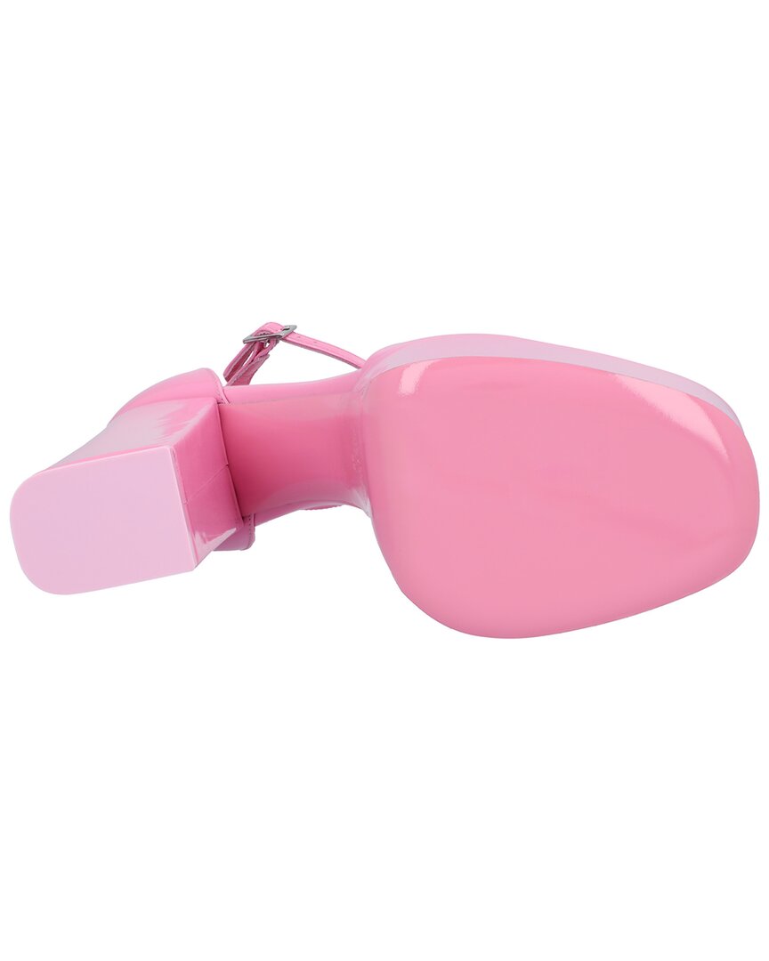 Paris Texas Tatiana Leather Sandal, Flamingo — фото 4