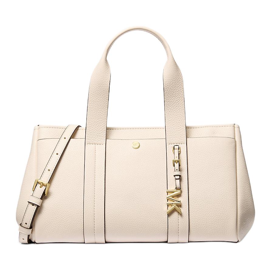 

MICHAEL KORS Кожаная женская сумка молочно-белого цвета