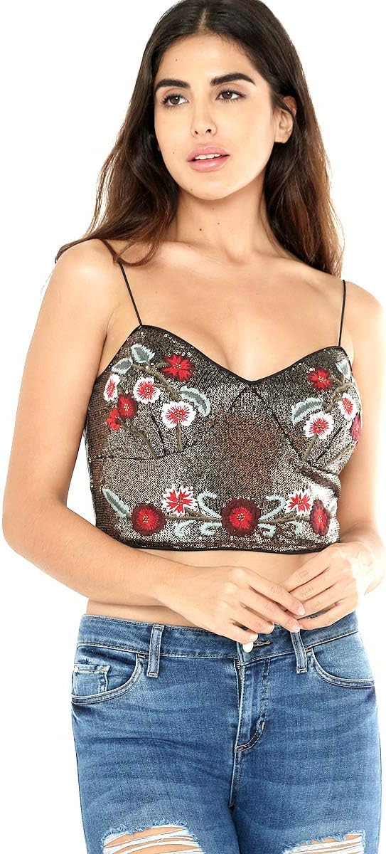 

Женская майка-топика без рукавов с вышивкой Guess, Silver/Multi