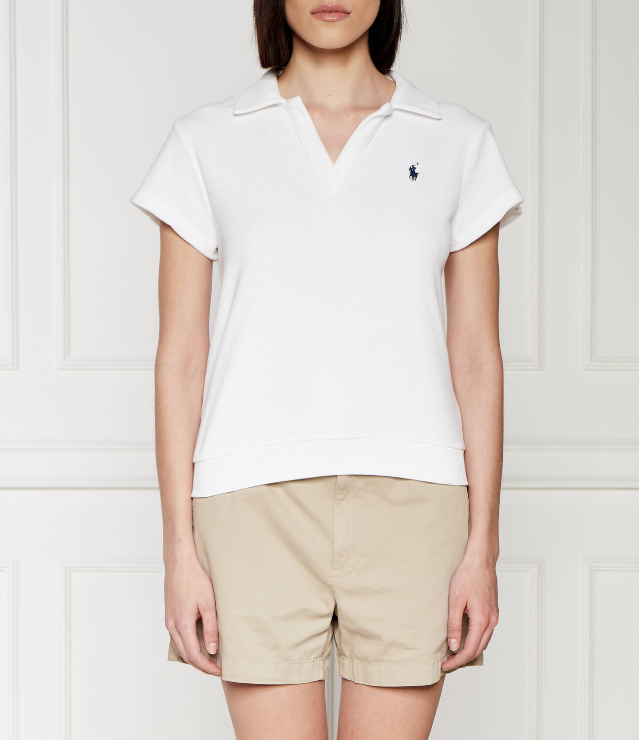 

Поло POLO RALPH LAUREN TERRY Regular Fit, белый
