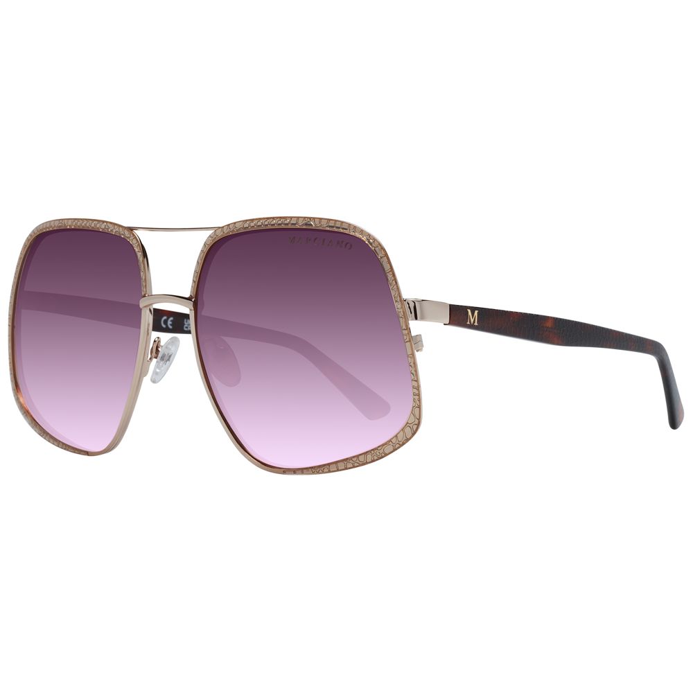 

Золотые женские солнцезащитные очки Marciano By Guess