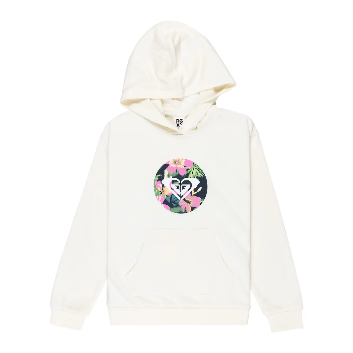 

Толстовка Roxy Kids' RG Surf Hibiscus, белый