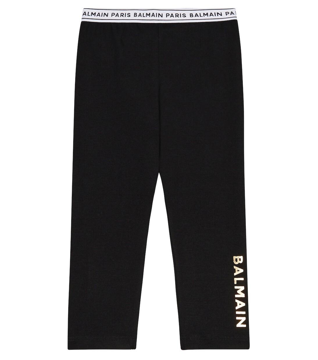 

Леггинсы из джерси с логотипом baby Balmain Kids, черный