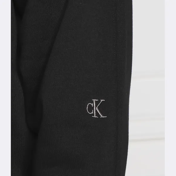 Толстовка обычного кроя на молнии со свободными местами Calvin Klein, черный — фото 4