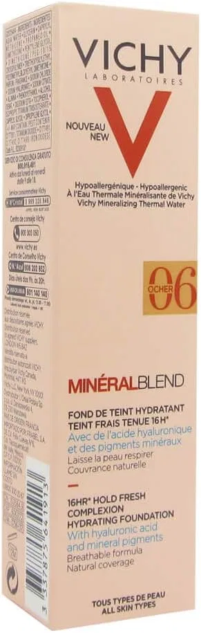 Тональное средство Vichy Mineral Blend Fluid 06 Ochre, 30 мл — фото 2