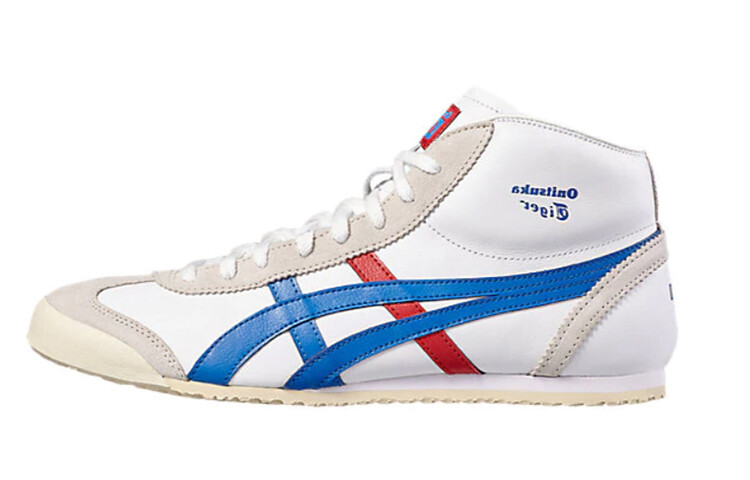 

Кеды Onitsuka Tiger Mexico Mid Runner Lifestyle Unisex, белый/синий/красный
