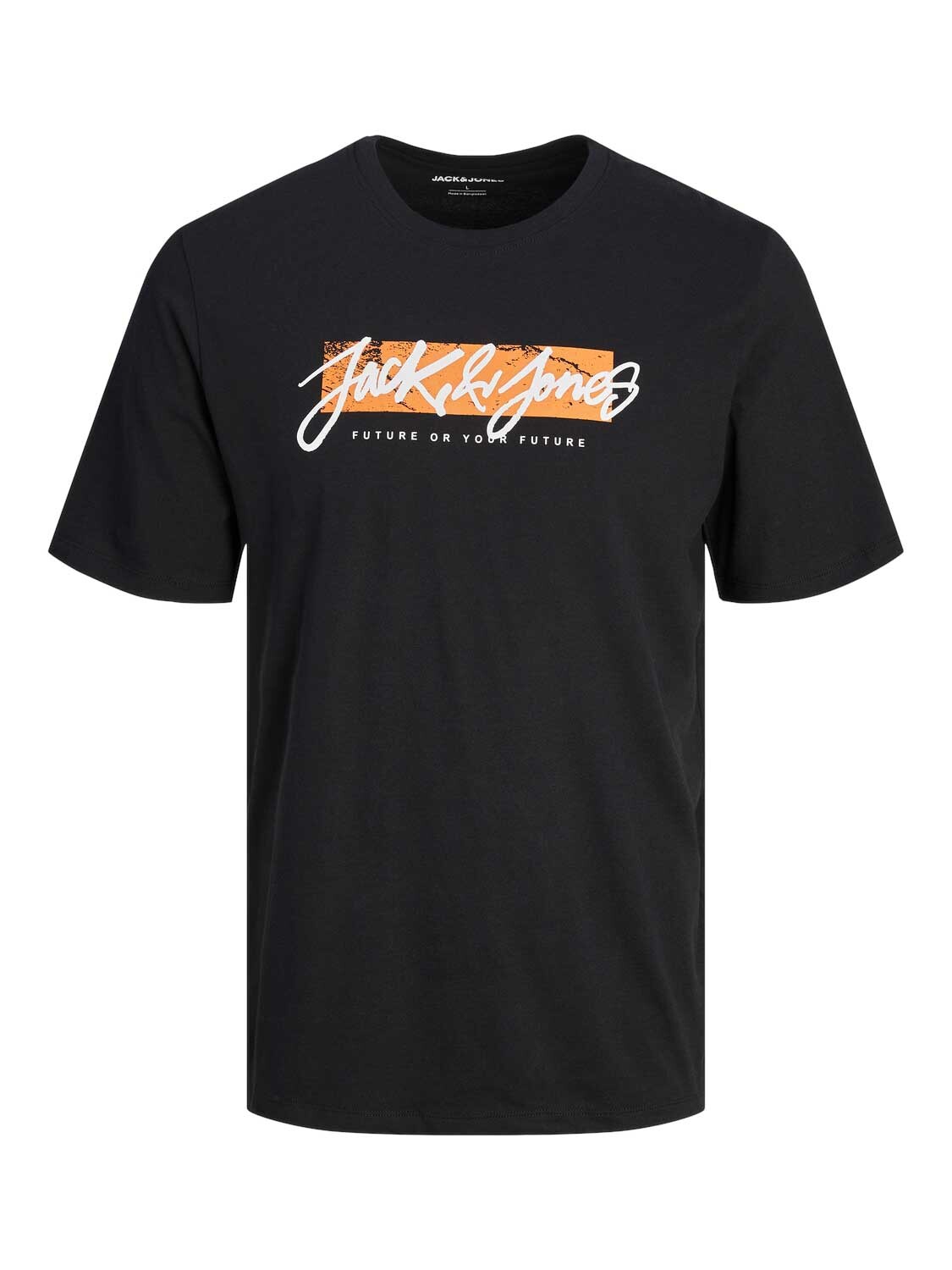 

Футболка Jack & Jones JJTILEY TEE SS CREW NECK LN, черный