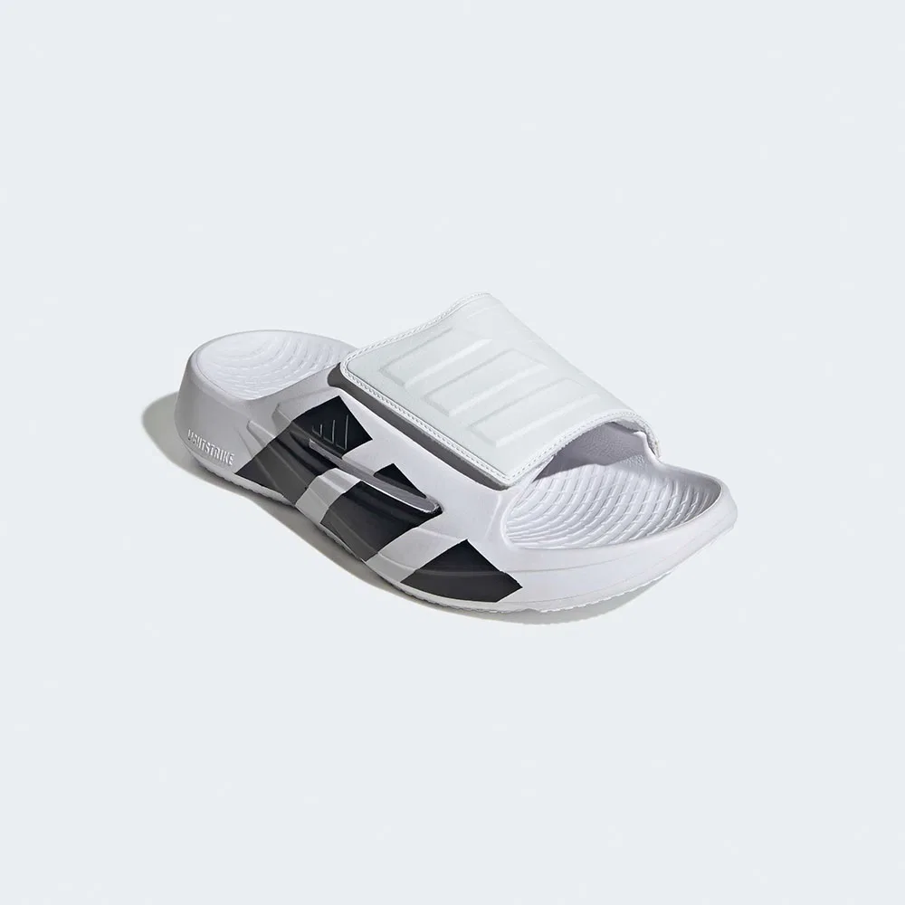 Мужские бело-чёрные слайды Lightblaze от Adidas