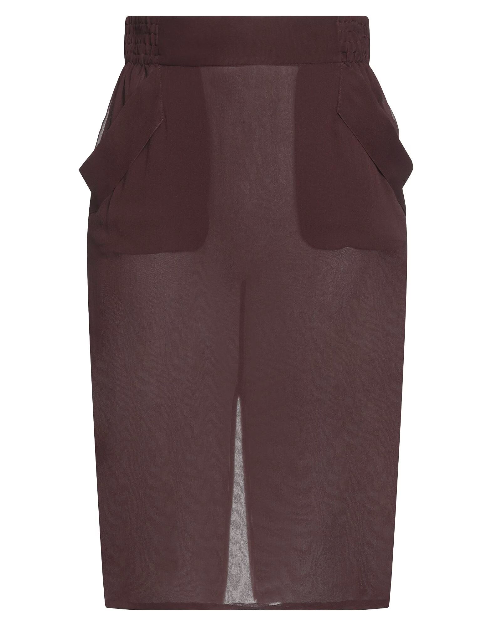 

Юбка миди Saint Laurent, бордовый