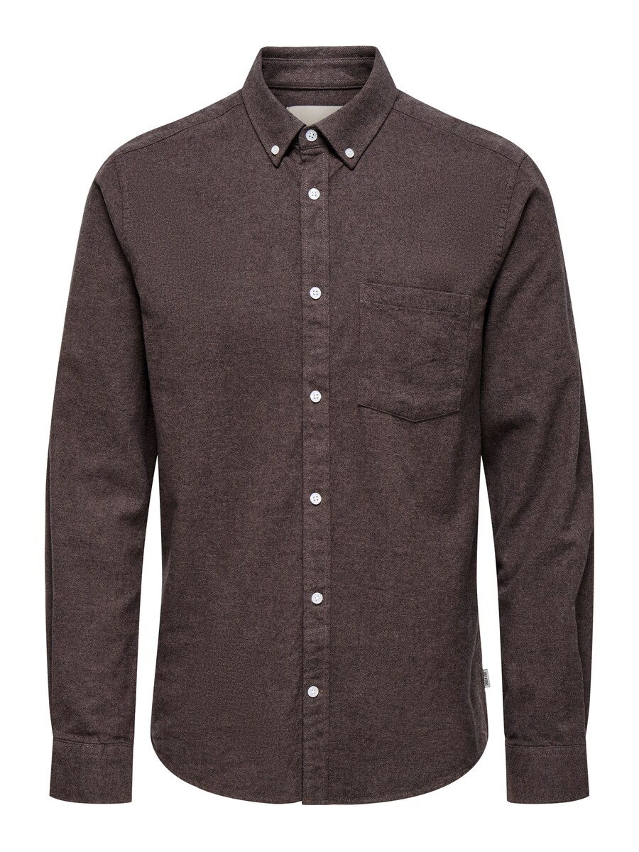 

Рубашка Slim Fit на пуговицах Only & Sons ONSNIKO, Wine Red