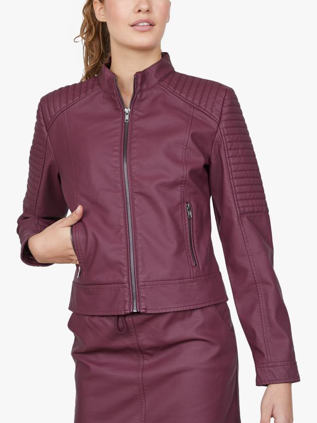 

Байкерская куртка duna slim fit Sisters Point, цвет Port