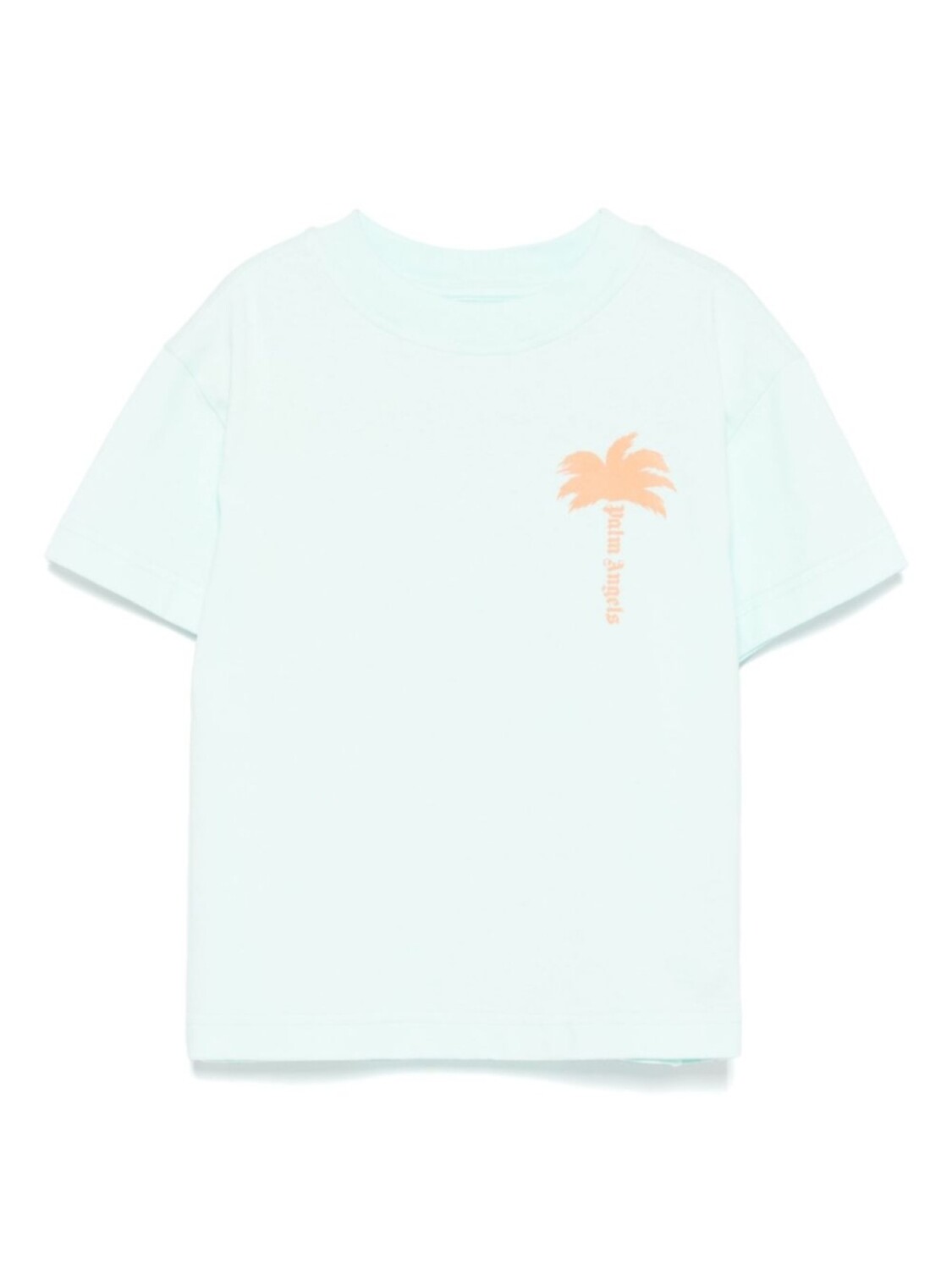 

Футболка с принтом Palm Angels Kids, синий
