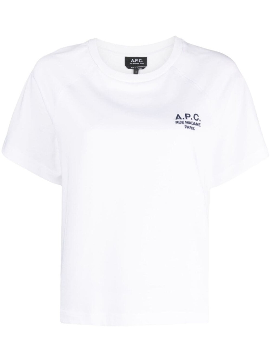 

A.P.C. футболка с вышитым логотипом, белый