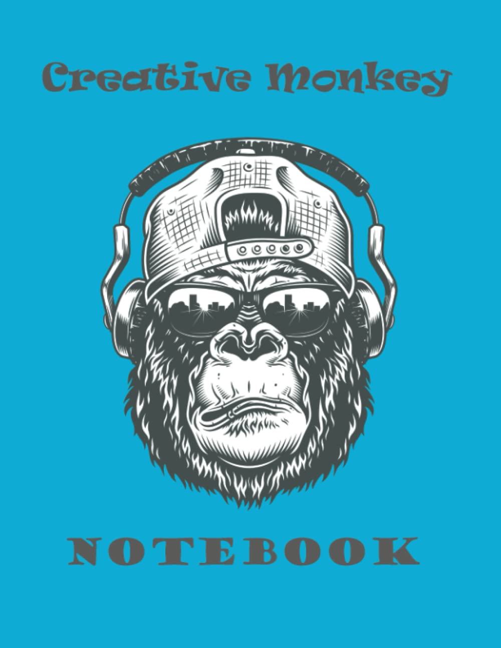 

NOTEBOOK creative monkey large lined pages An Artist Notebook: large size (8.5" x 11") 110 pages ; NOTEBOOK (Independently published)