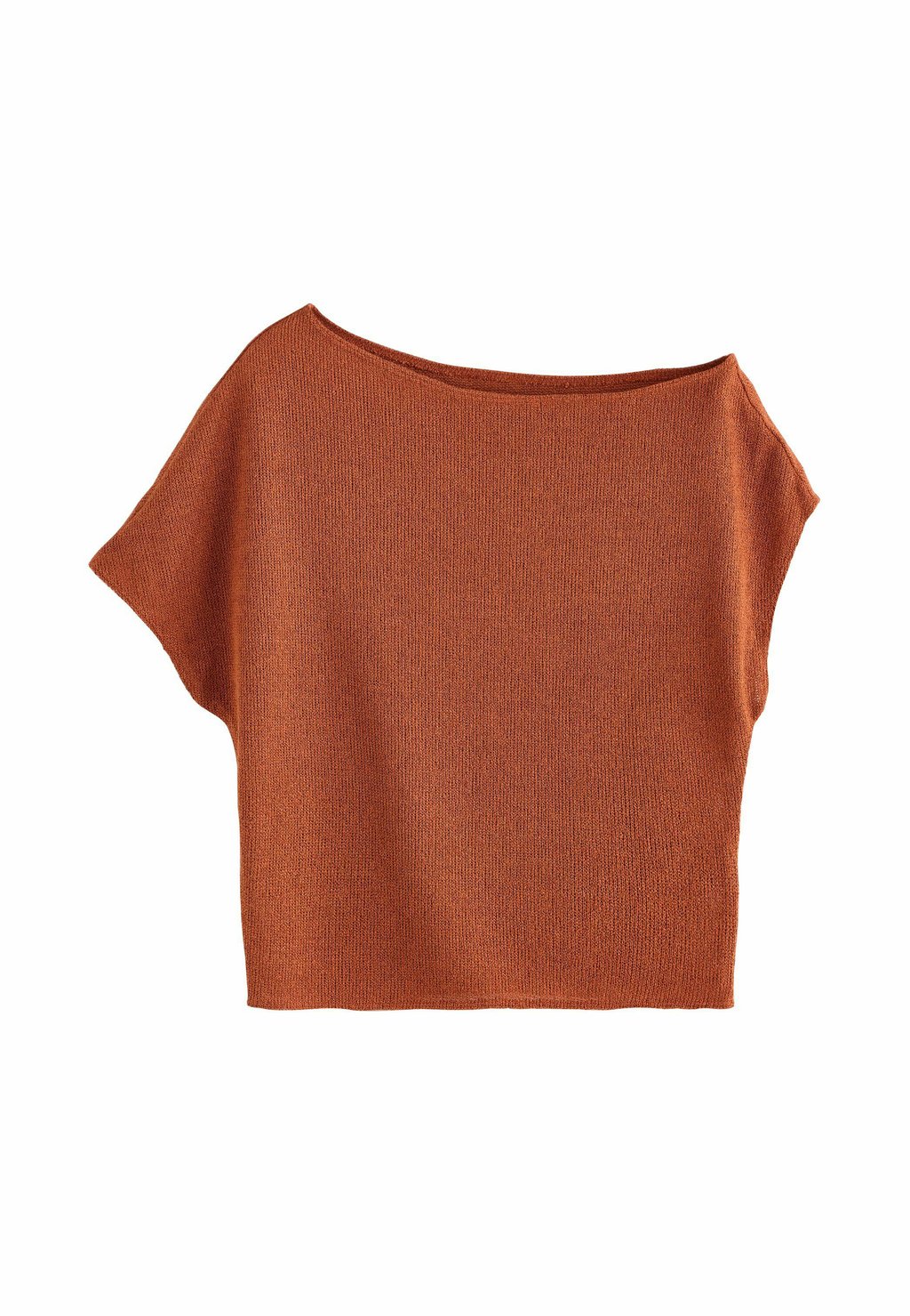 

Базовая футболка DRAPED SLASH NECK SLOUCH Next, оранжевый
