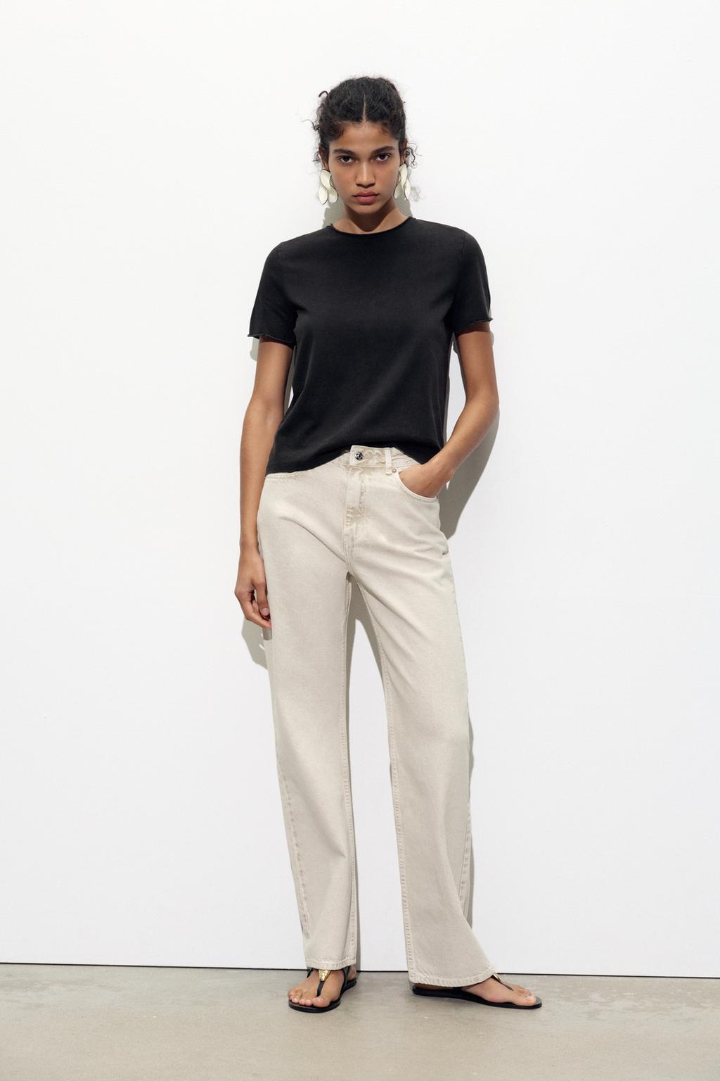 

Выцветшая футболка с коротким рукавом ZARA, цвет Charcoal