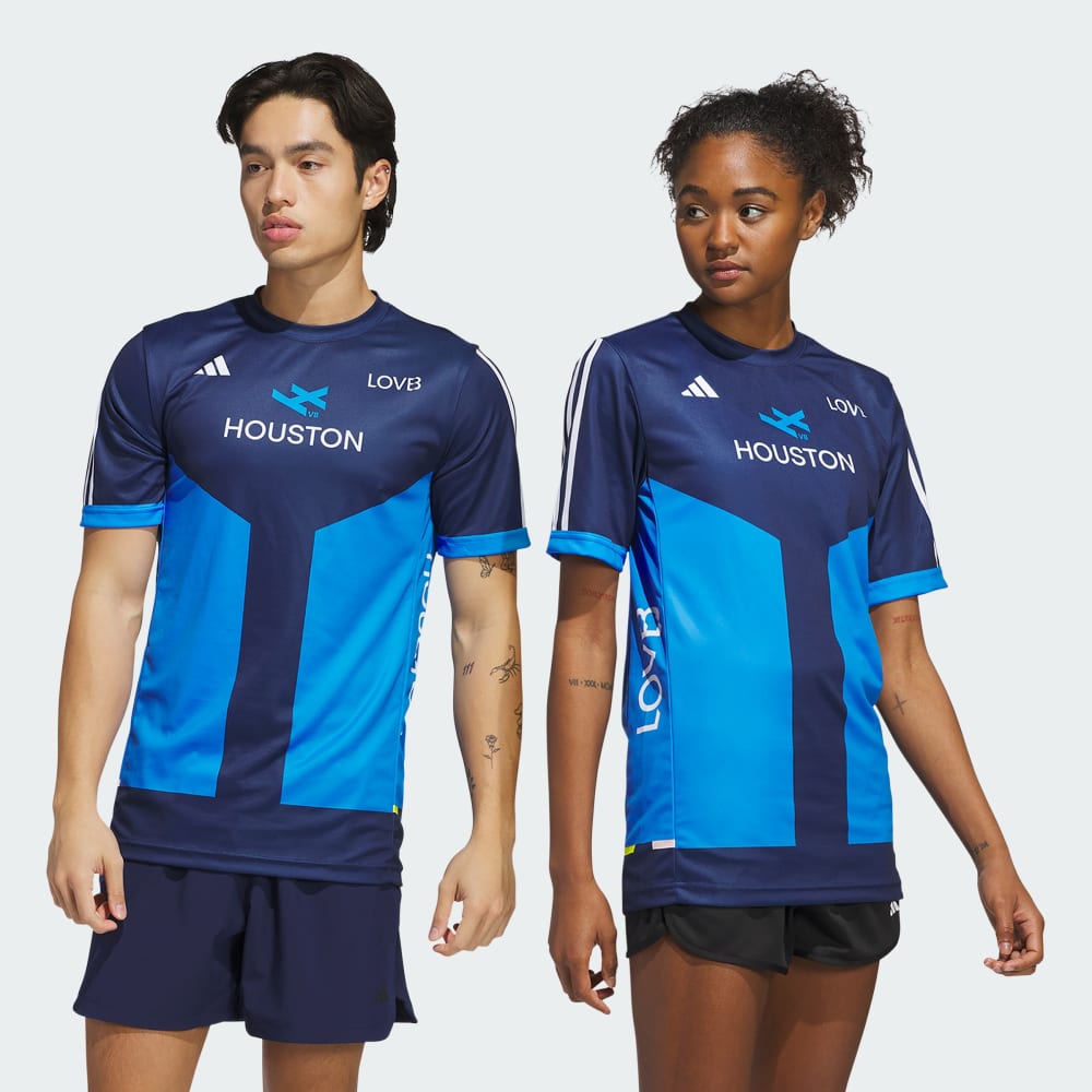 

Джерси Adidas x LOVB Houston Jersey, цвет Team Navy/Light Blue