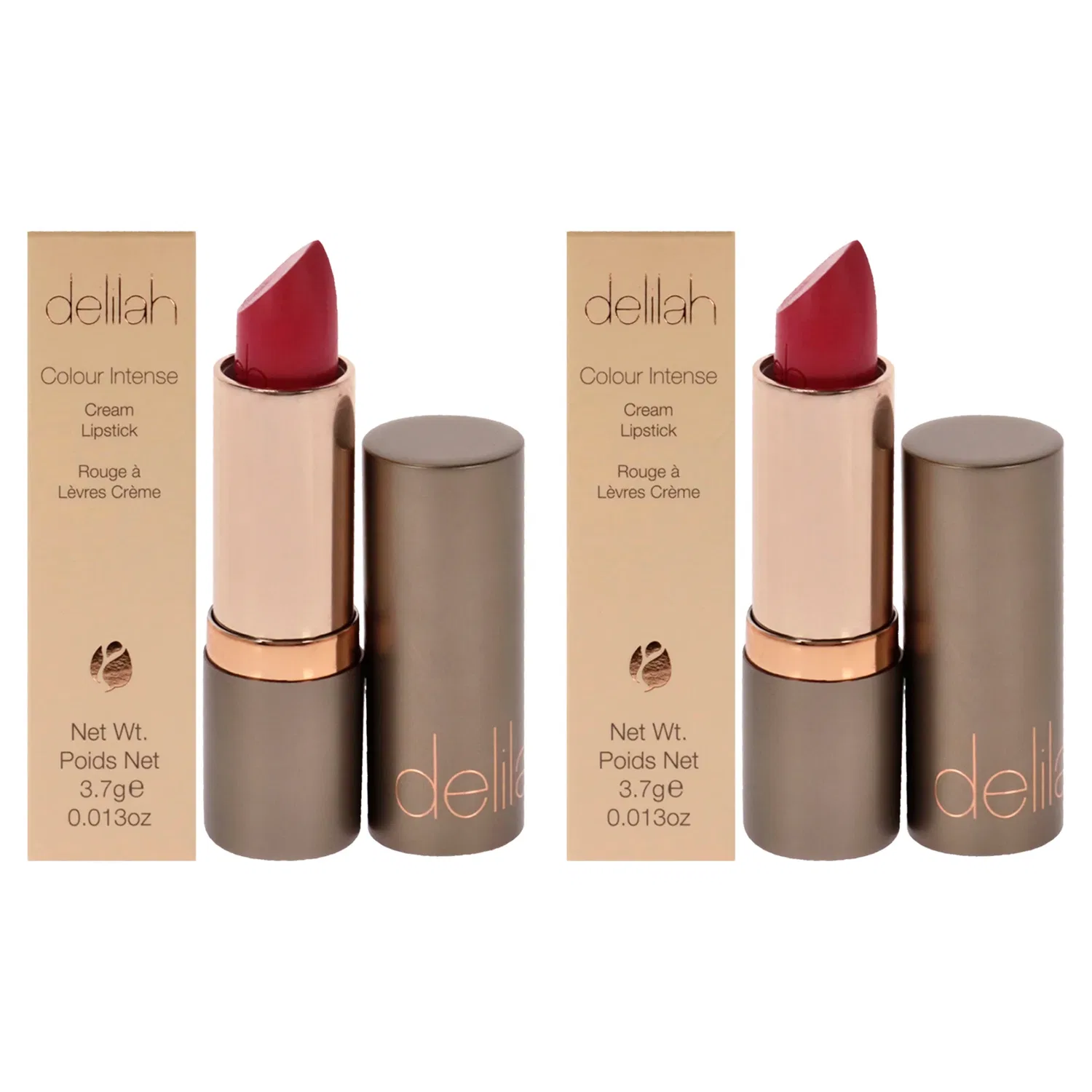 Интенсивная кремовая помада Colour Intense Cream Lipstick - Stiletto от Delilah для женщин - 0,13 унции - набор из 2 штук