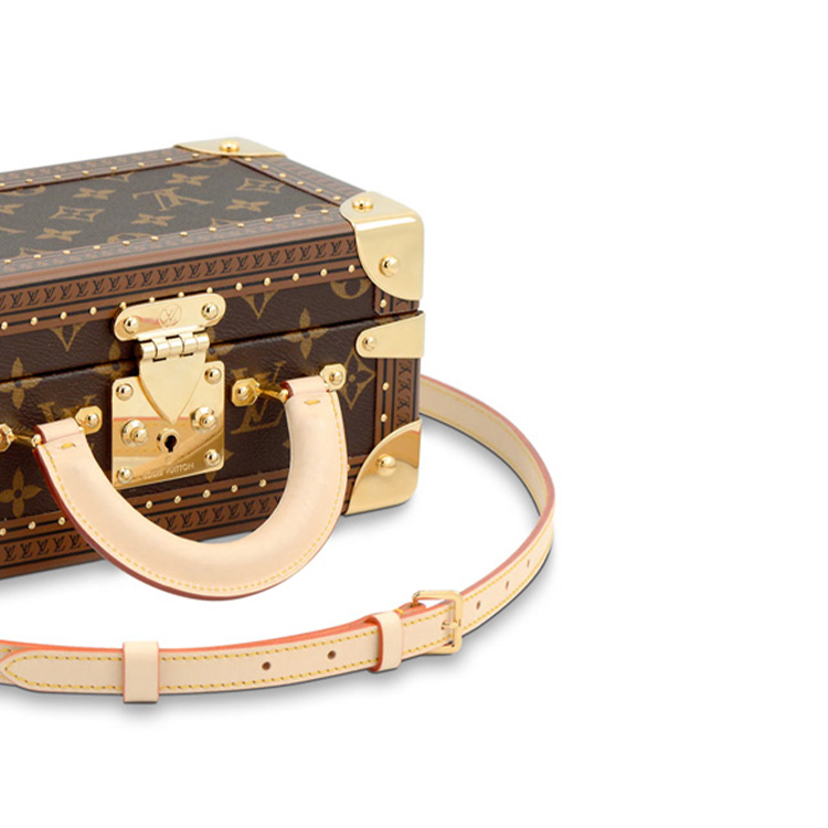 Покрытая тканью сумка через плечо унисекс коричневый LOUIS VUITTON — фото 4