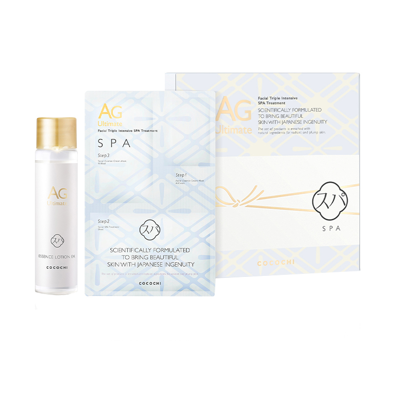 Набор косметических средств Cocochicosme Cocochi AG Anti Glycation Gold Bandage Skin Spa, 6 штук — фото 2
