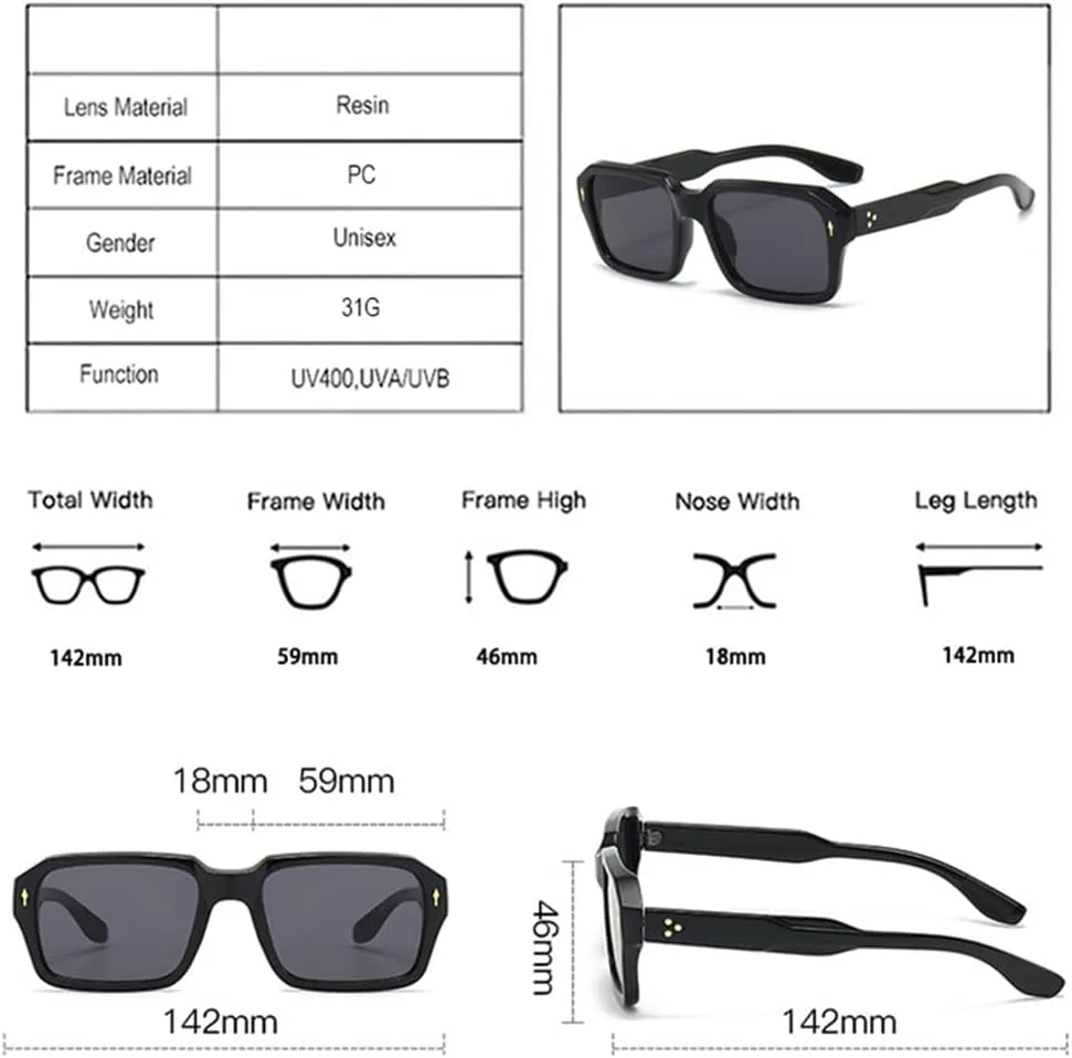 

Солнцезащитные очки UV400 с прозрачными градиентными линзами Punk Rivets для женщин и мужчин, для бега и занятий спортом на открытом воздухе UYPTK, Black Clear Gray