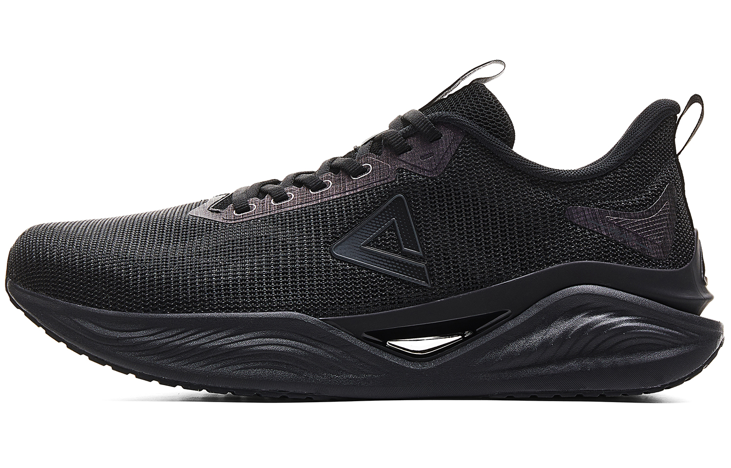 

PEAK Легкие износостойкие кроссовки Rebound Low Top для мужчин, полностью черные