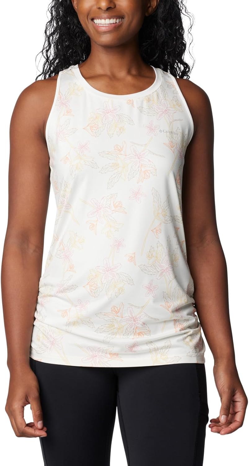 

Женская майка «Лесли Фоллс» из Колумбии Columbia, Sea Salt Tigerlines Multi