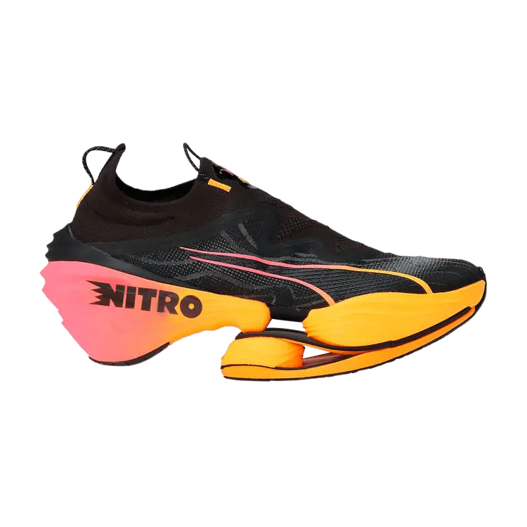 

Кроссовки Puma Fast-RB Nitro Elite Black Sun Stream, черный