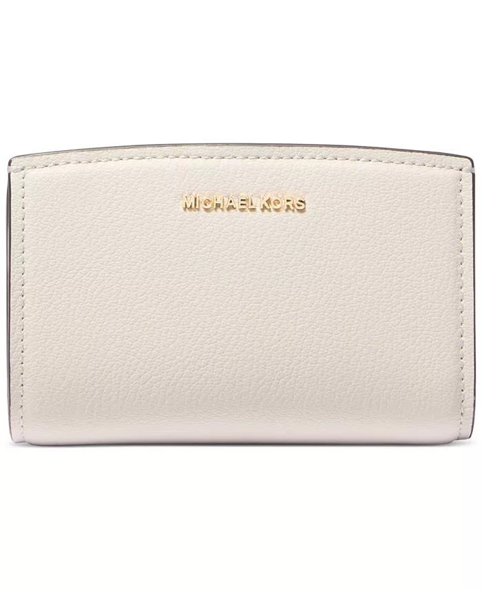 

Бумажник Bryant Medium Leather Zip Around с молнией Michael Kors, коричневый/бежевый