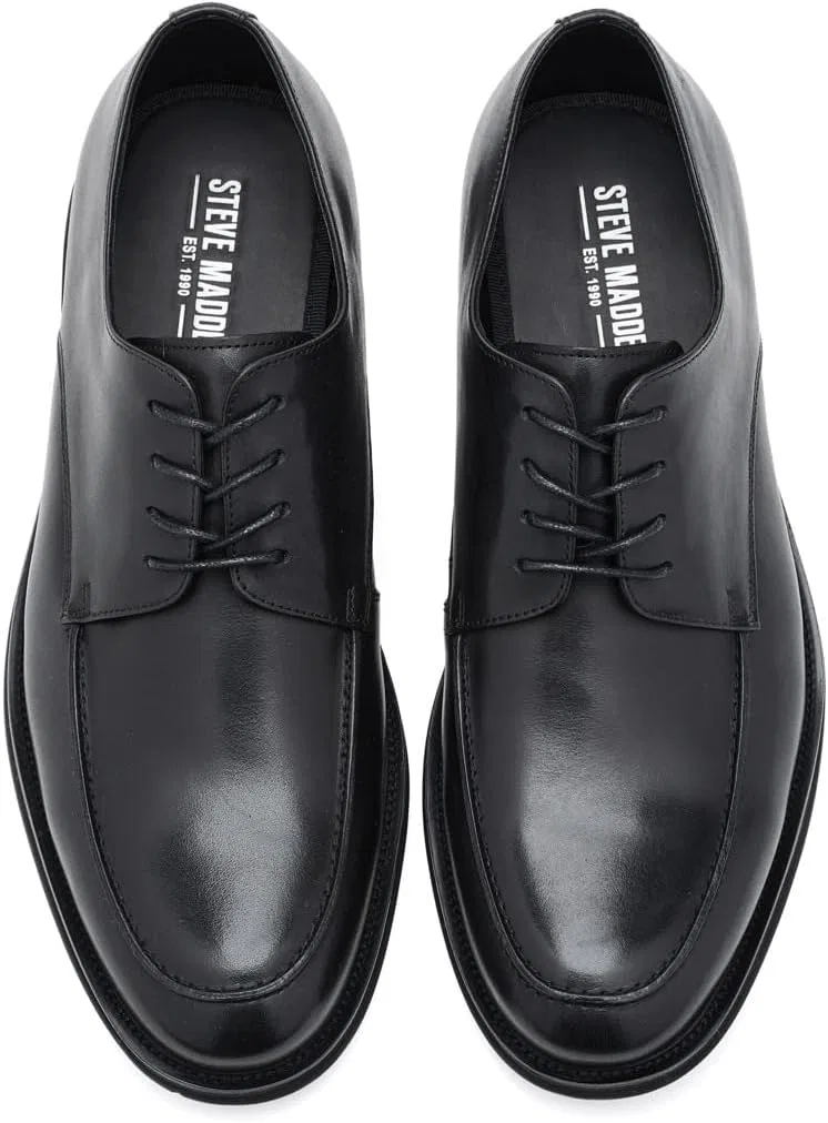 Мужские туфли Steve Madden Pelicane, Black Leather — фото 2