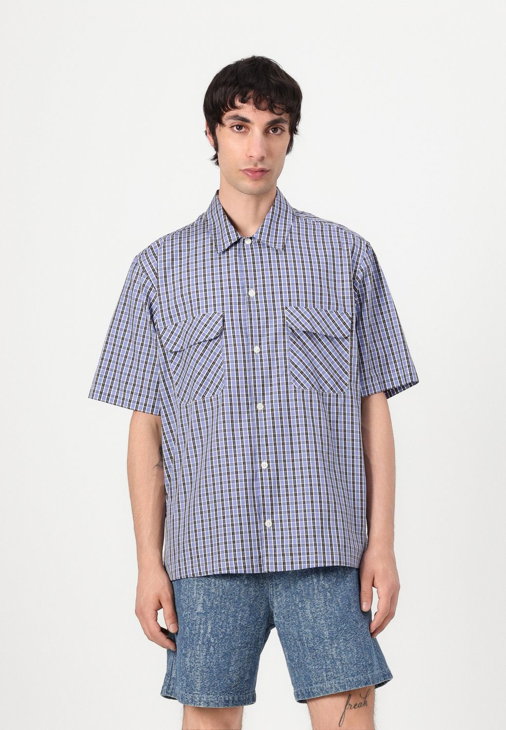 

Рубашка SAAYO SHIRT Samsøe Samsøe, синий