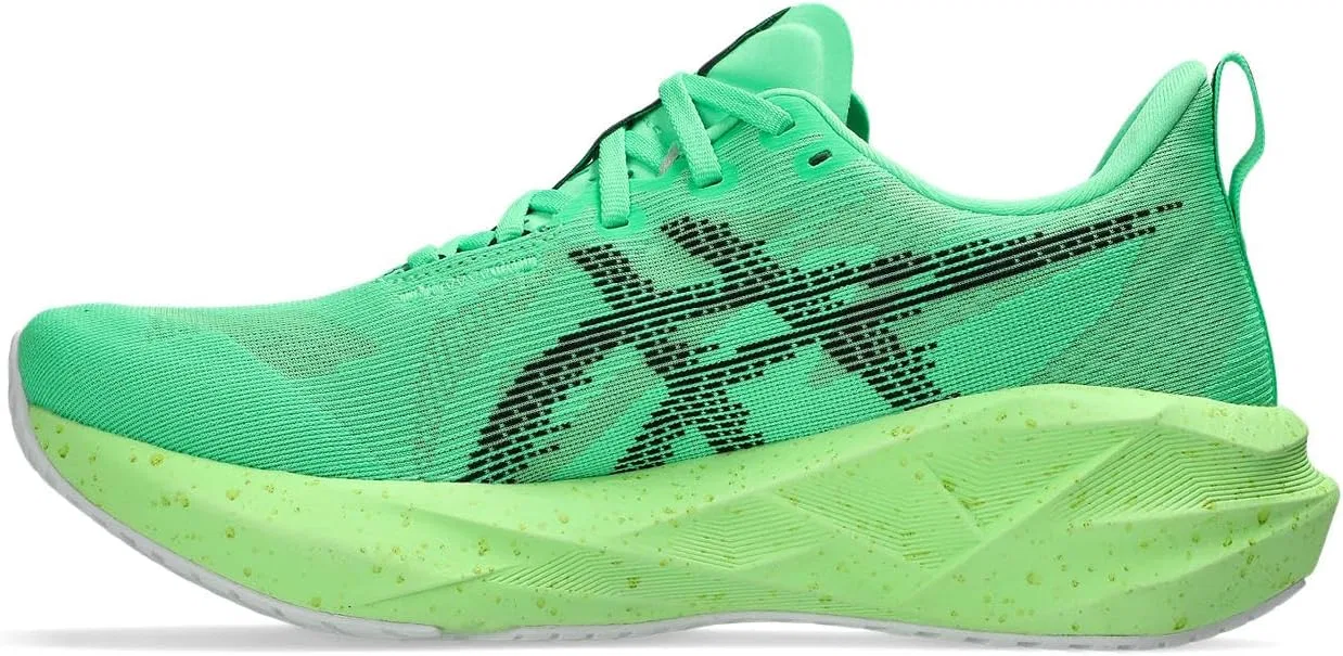 Женские беговые кроссовки ASICS Novablast 5, Vital Green Black — фото 4