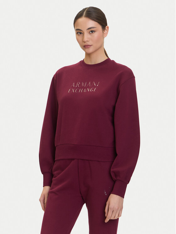

Свитшот relaxed fit XW000747 AF16114 UA343 Armani Exchange, красный