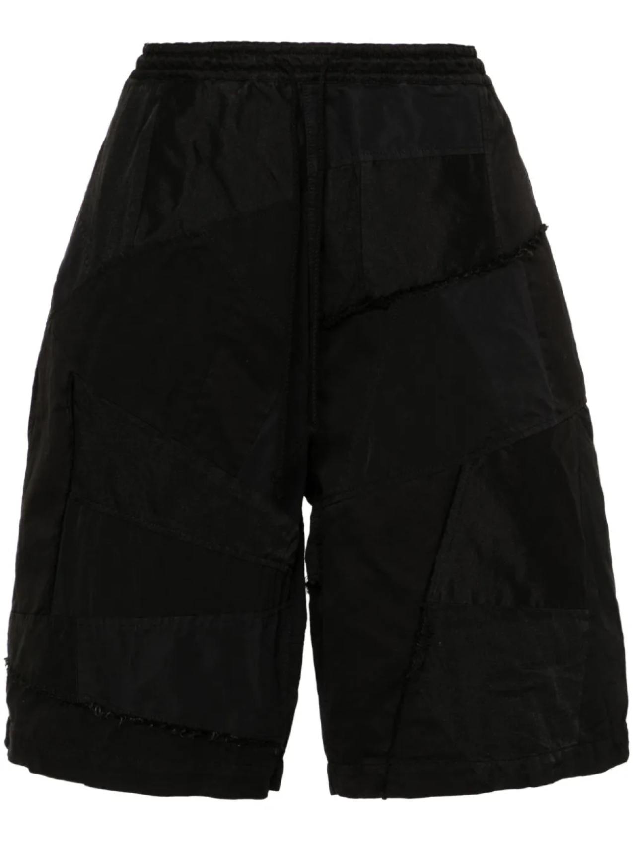 

Comme des Garçons Homme шорты с прорезями и вставками, черный