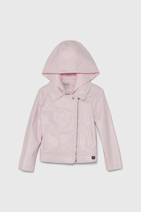 

Детская байкерская куртка Guess, розовый