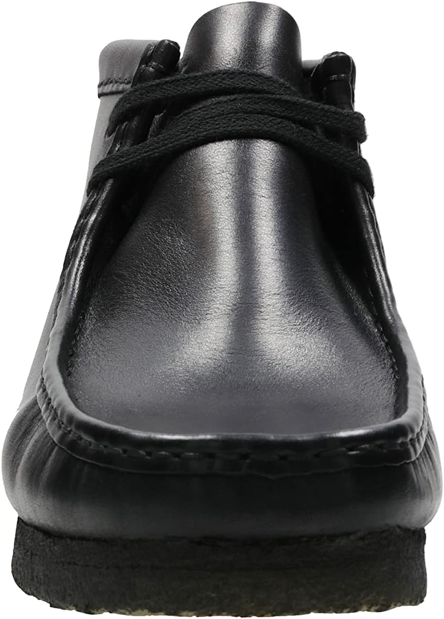 Мужские ботинки Clarks Wallabee Chukka, черный — фото 4