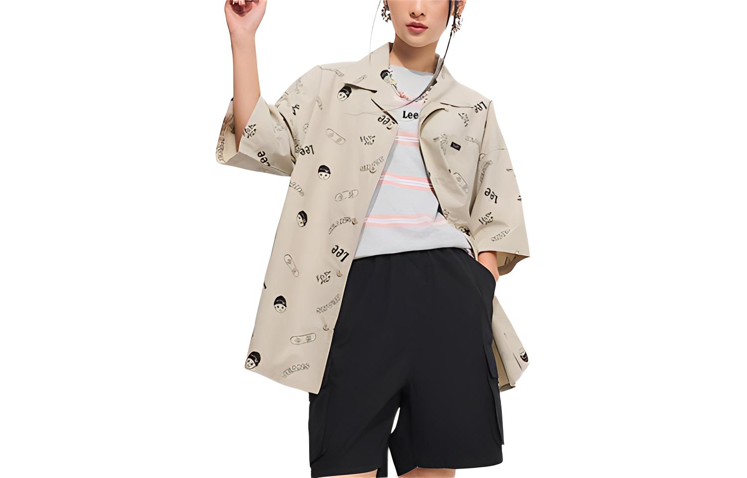 

Рубашка Unisex Light Asphalt Gray Lee, серый